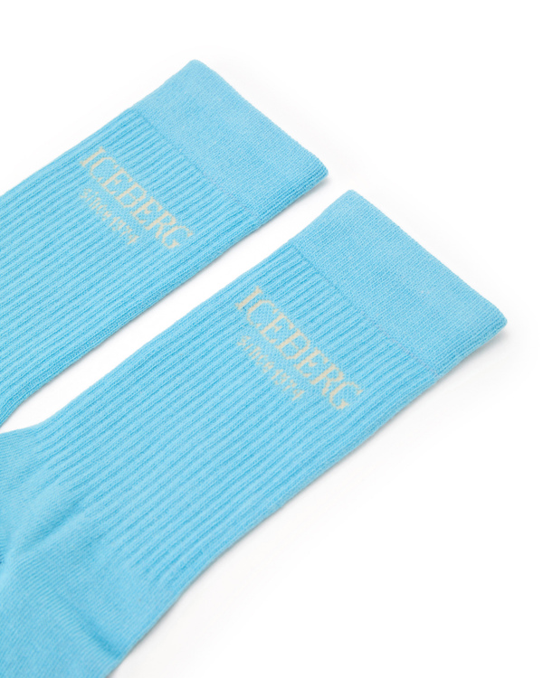 Celestial blue heritage logo socks - Iceberg - Official Website