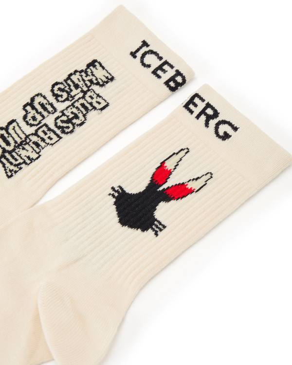 CNY Bugs Bunny print socks - Iceberg - Official Website