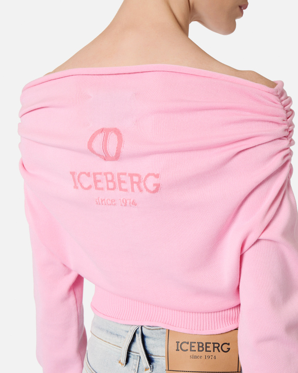 Inlaid logo sweatshirt - Iceberg - Official Website