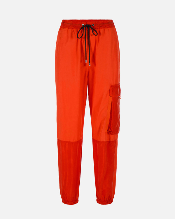 Red trousers with side pockets - Iceberg - Official Website