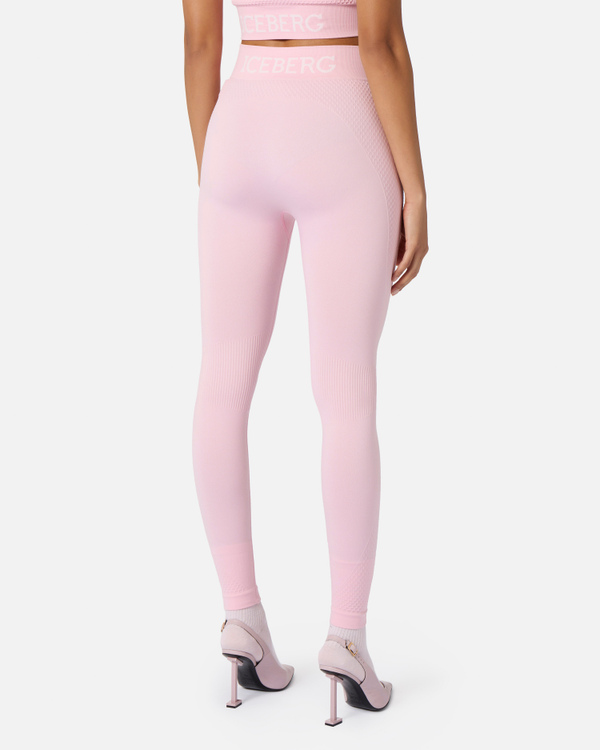 Pink active leggings - Iceberg - Official Website