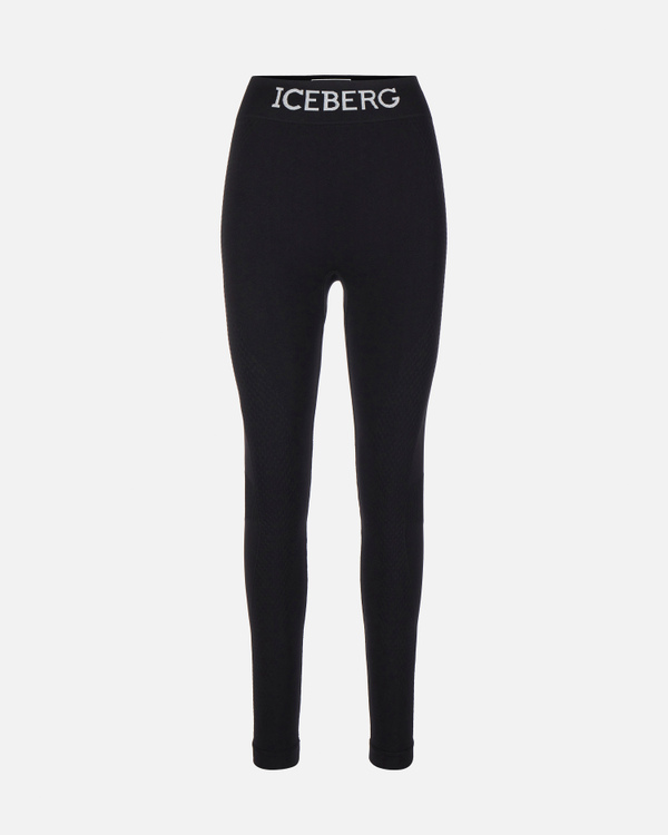 Black active leggings - Iceberg - Official Website