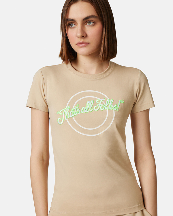 CNY That's all Folks t-shirt in caramel - Iceberg - Official Website