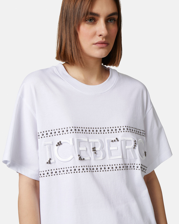 Studs logo t-shirt - Iceberg - Official Website