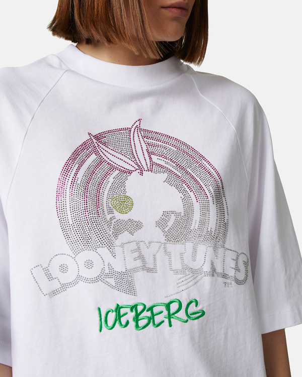 T-shirt bianco ottico Looney Tunes - Iceberg - Official Website