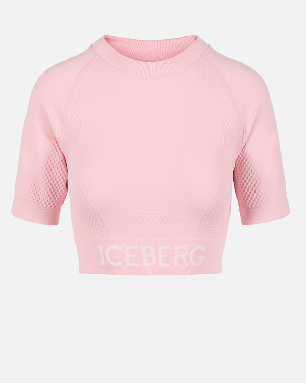 Active cropped t-shirt - Iceberg - Official Website
