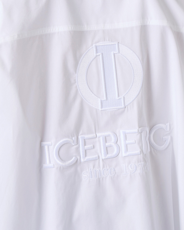 Camicia oversize monogramma "I" - Iceberg - Official Website