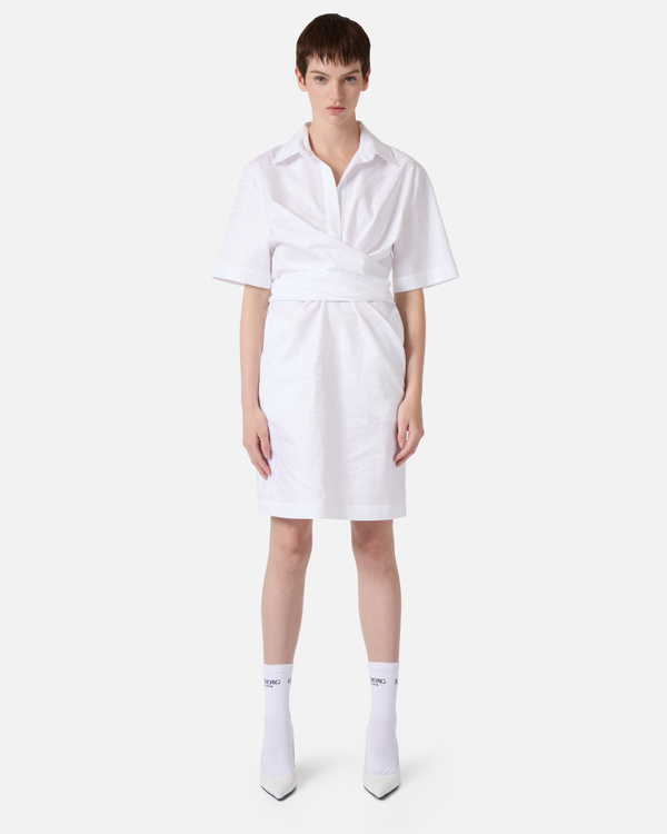 All-over logo crossover dress - Iceberg - Official Website
