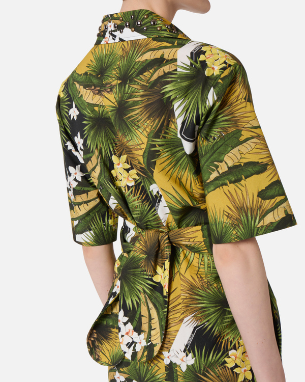 Palm print dress - Iceberg - Official Website