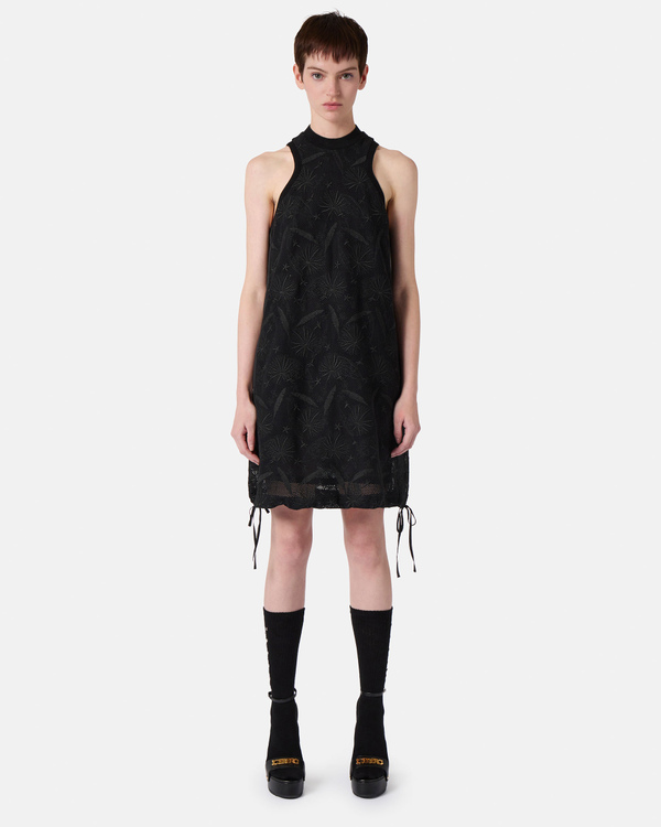 Mesh dress with side bands - Iceberg - Official Website