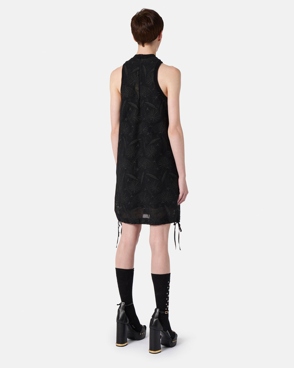 Mesh dress with side bands - Iceberg - Official Website