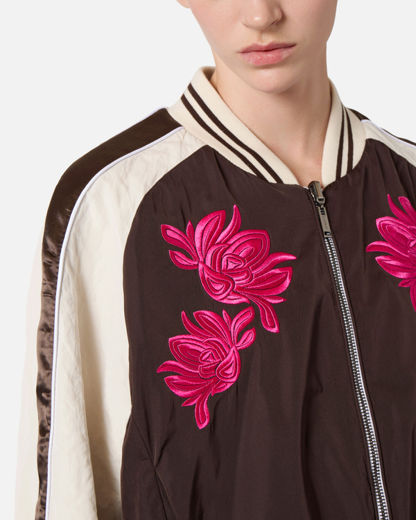 Floral print bomber jacket - Iceberg - Official Website
