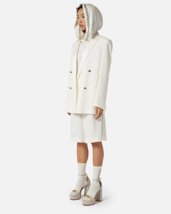Stud detail hooded top - Iceberg - Official Website