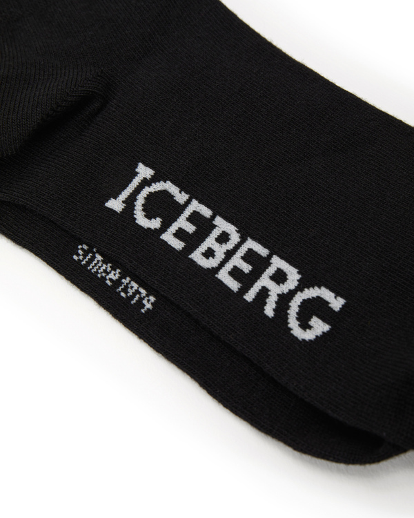 Black stud detail socks - Iceberg - Official Website