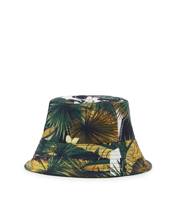 Floral palm print bucket hat - Iceberg - Official Website