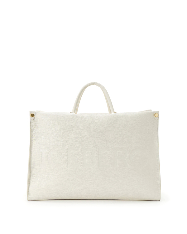 Tote bag with embossed logo - Iceberg - Official Website