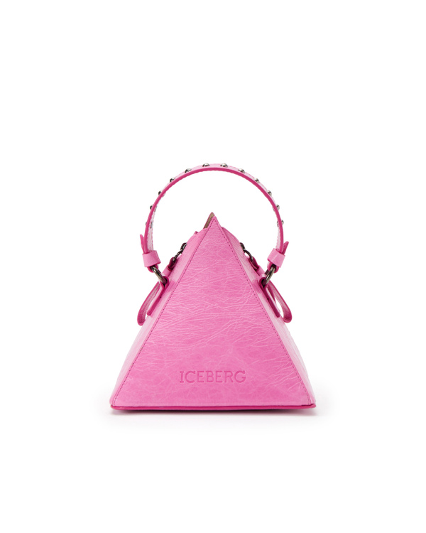 Bauletto triangolo logo embossed - Iceberg - Official Website