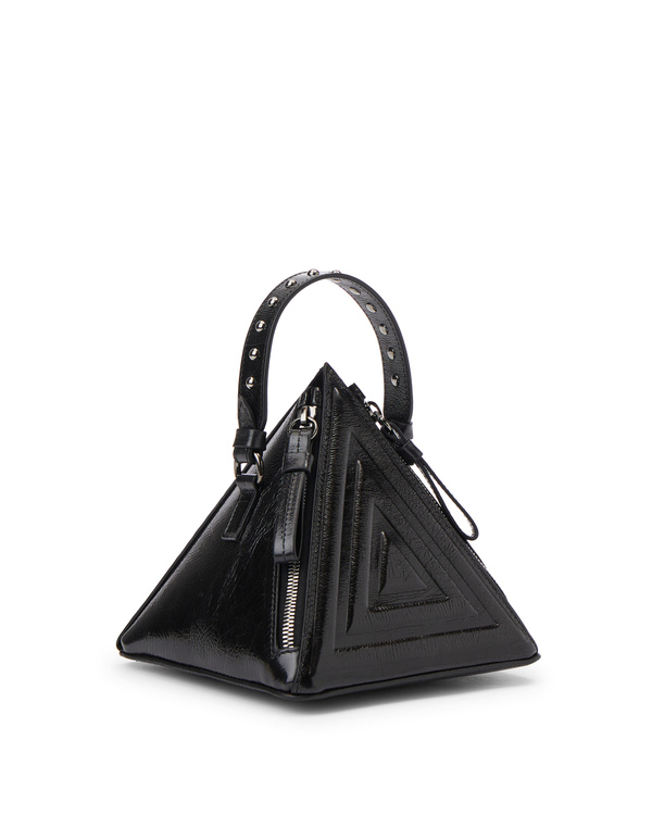 Embossed triangle logo black bag - Iceberg - Official Website