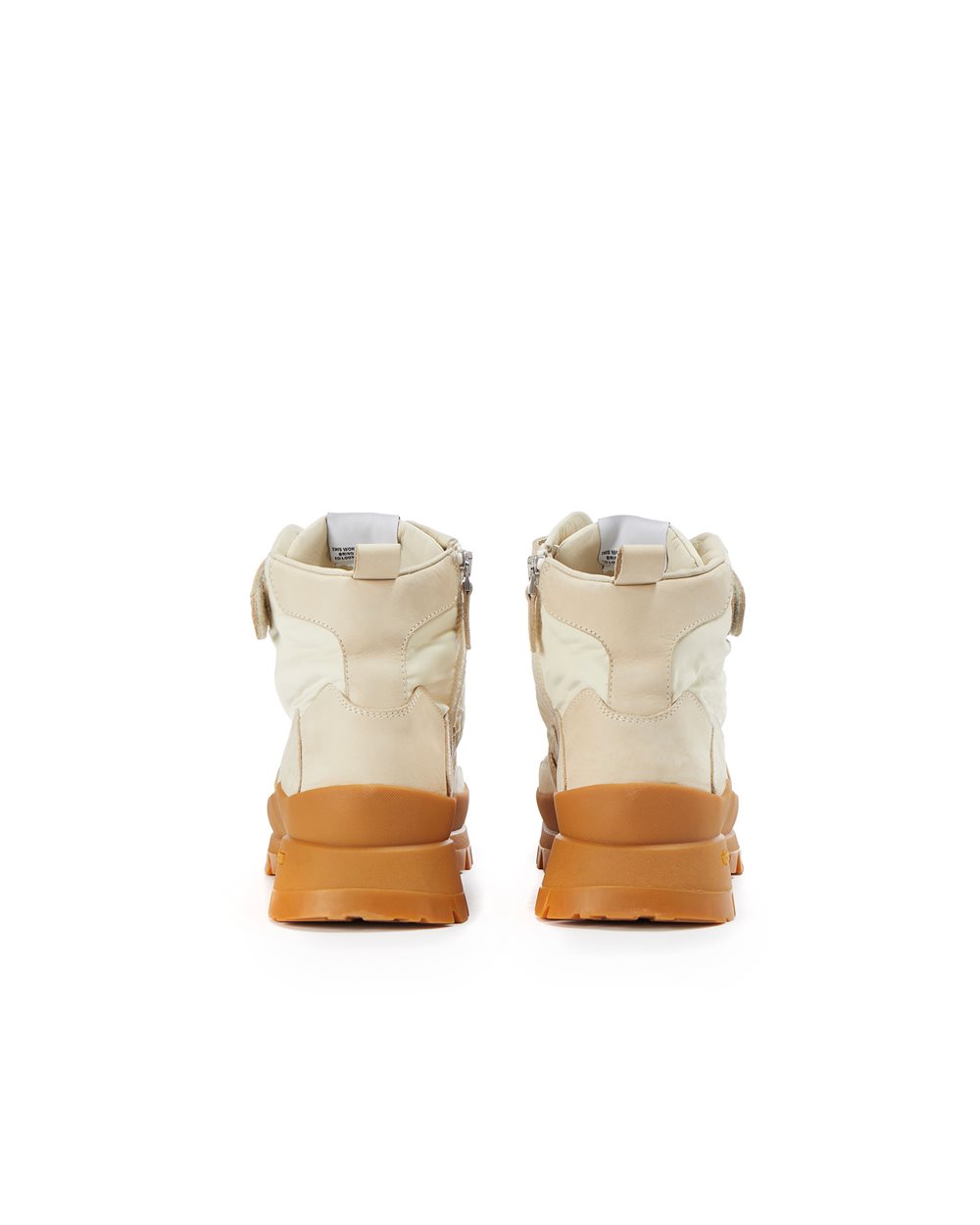 Leather hiker boots with logo - Iceberg - Official Website