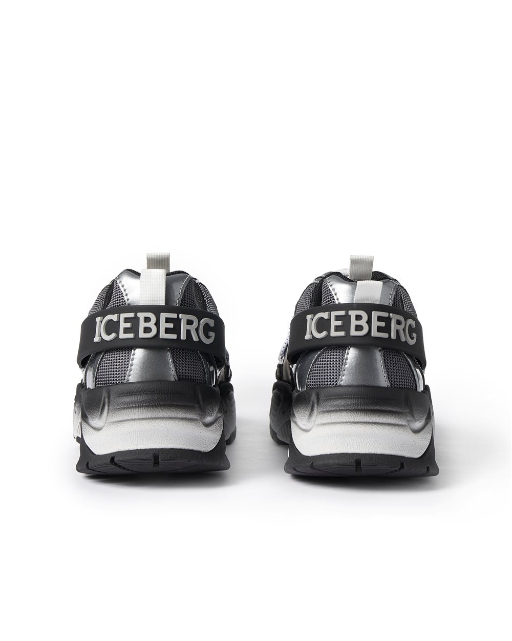 Spyder look subuck and leather sneakers - Iceberg - Official Website