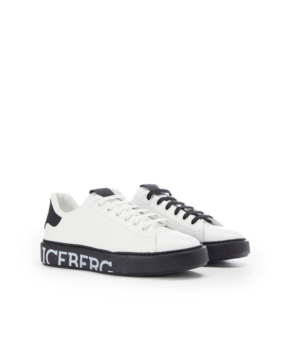 Leather Bozeman sneakers - Iceberg - Official Website