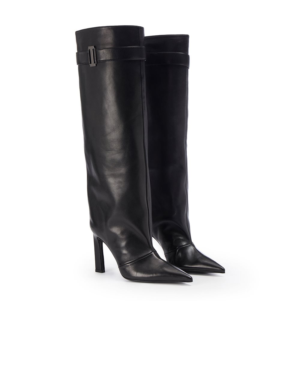 Leather boots with strap - Iceberg - Official Website