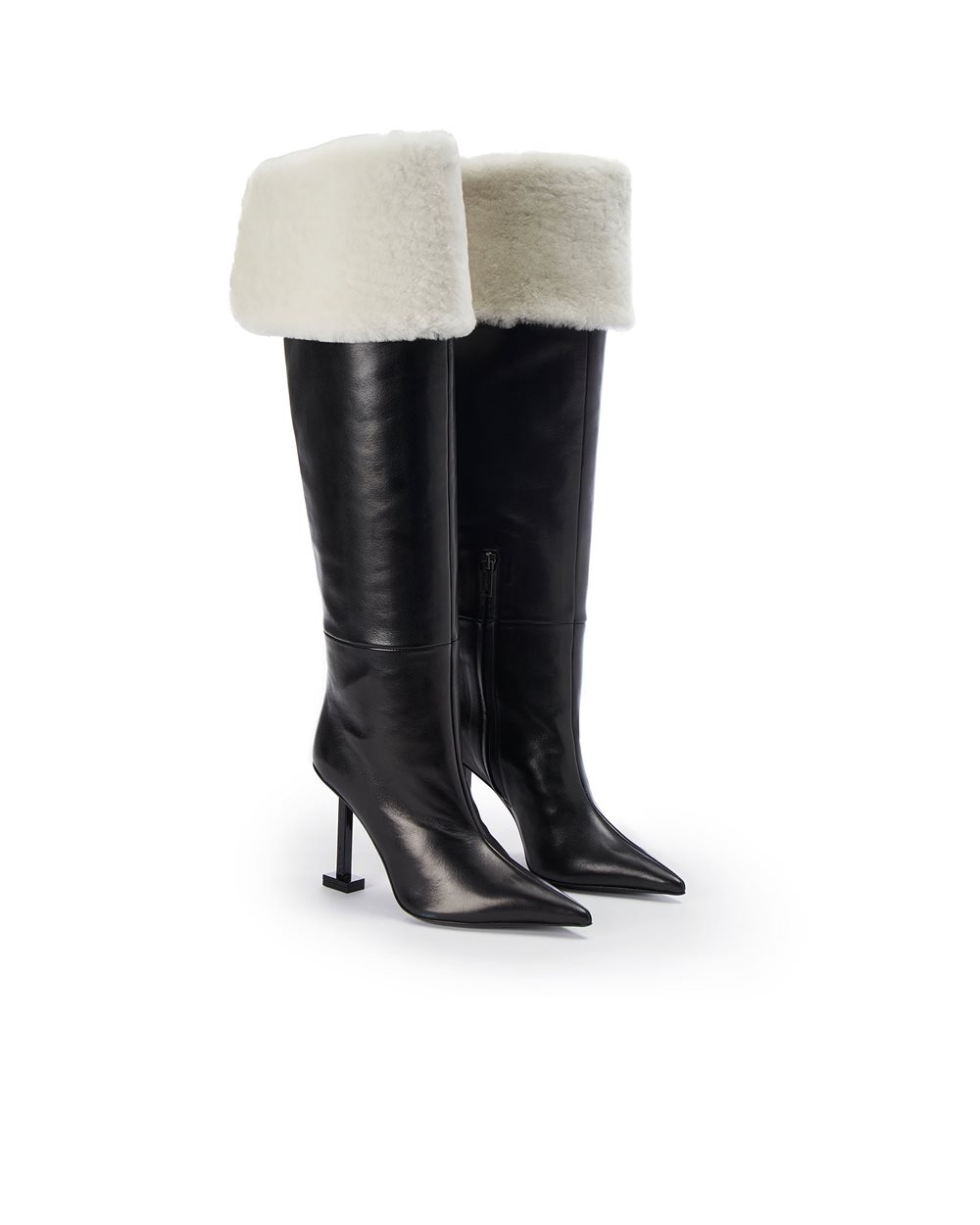 Leather boots with heels - Iceberg - Official Website