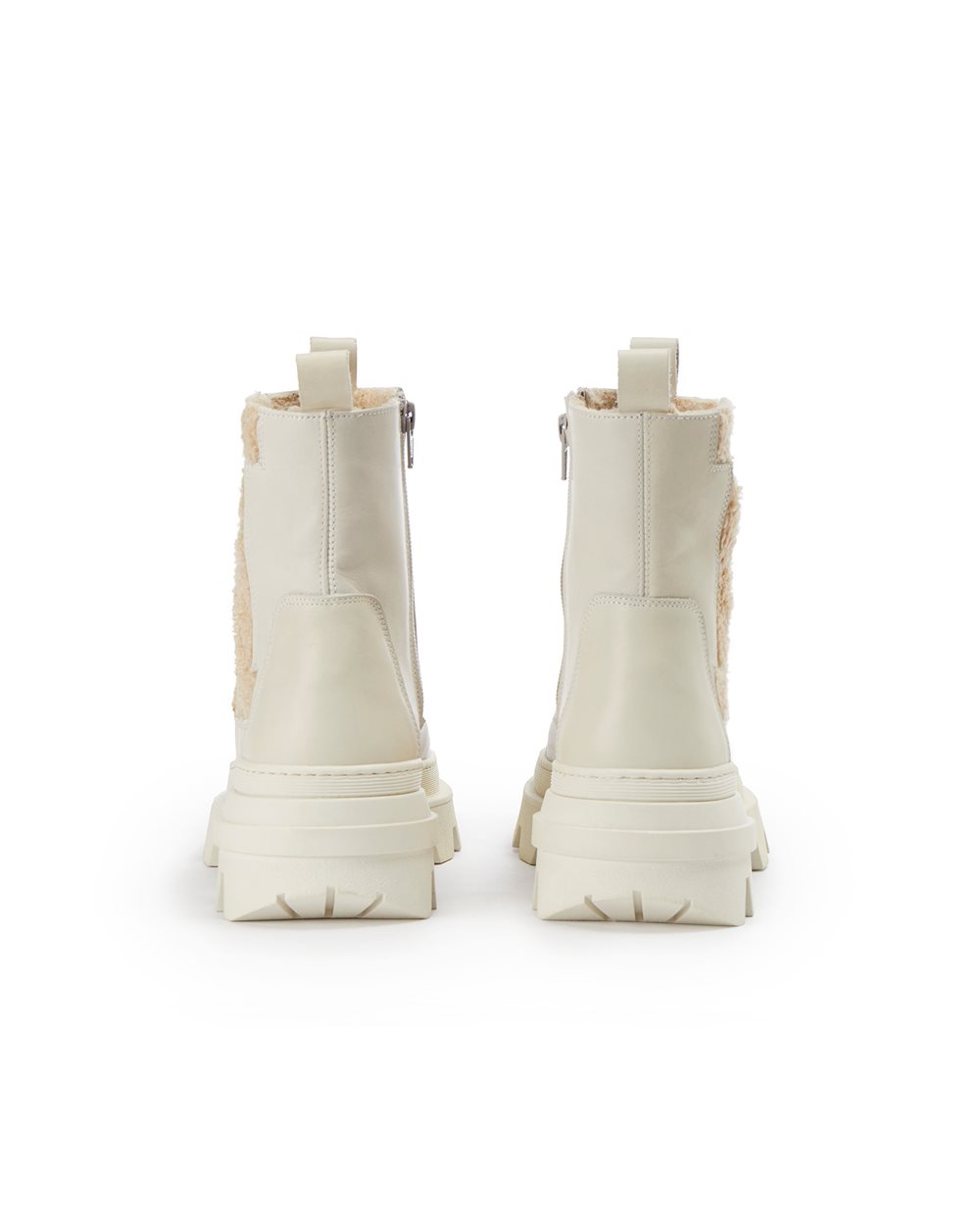 Leather ankle boots with logo - Iceberg - Official Website