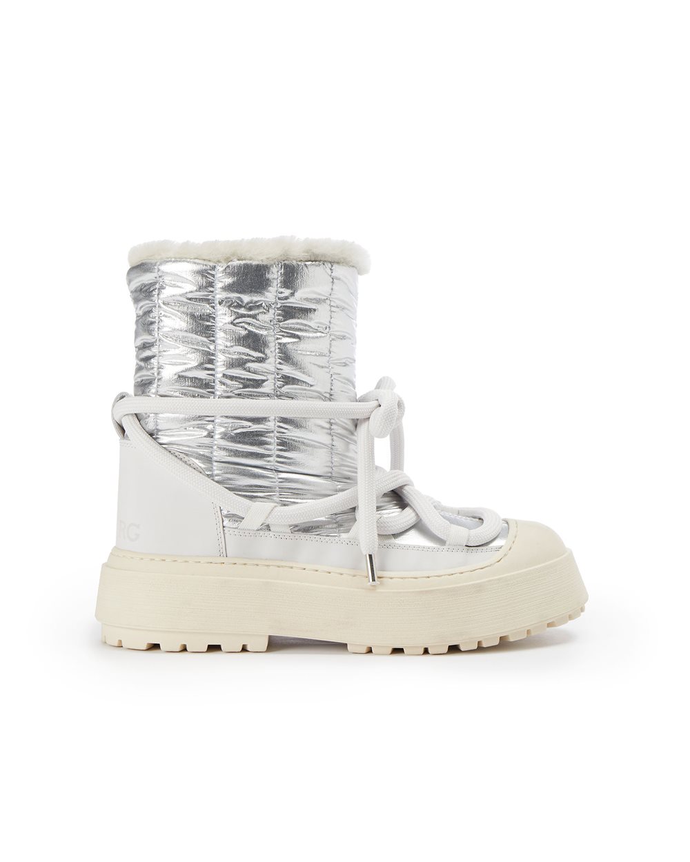 Leather and eco-sheraling hiker boots - Iceberg - Official Website