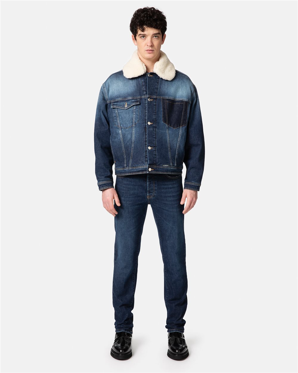 Classic 5-pocket blue jeans - Iceberg - Official Website