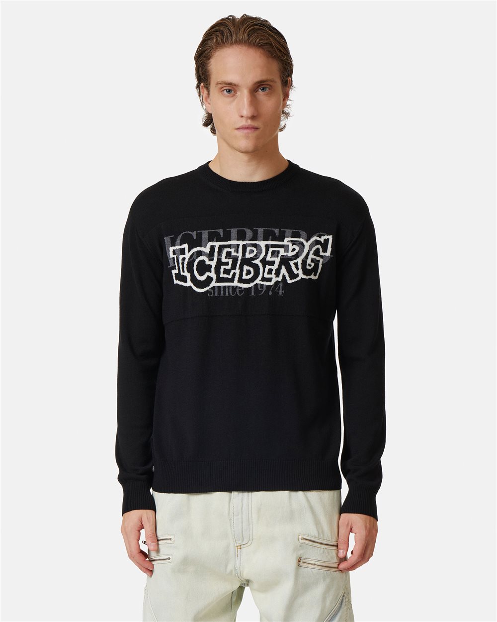 Jumper with institutional and cartoon logo - Iceberg - Official Website