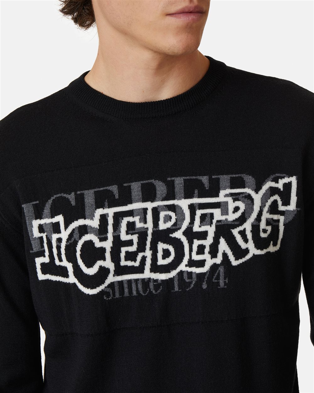Jumper with institutional and cartoon logo - Iceberg - Official Website