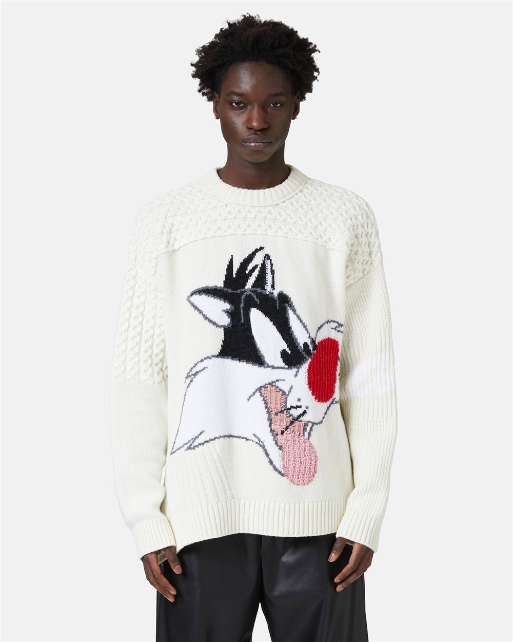 Sweater with logo and cartoon detail - Iceberg - Official Website