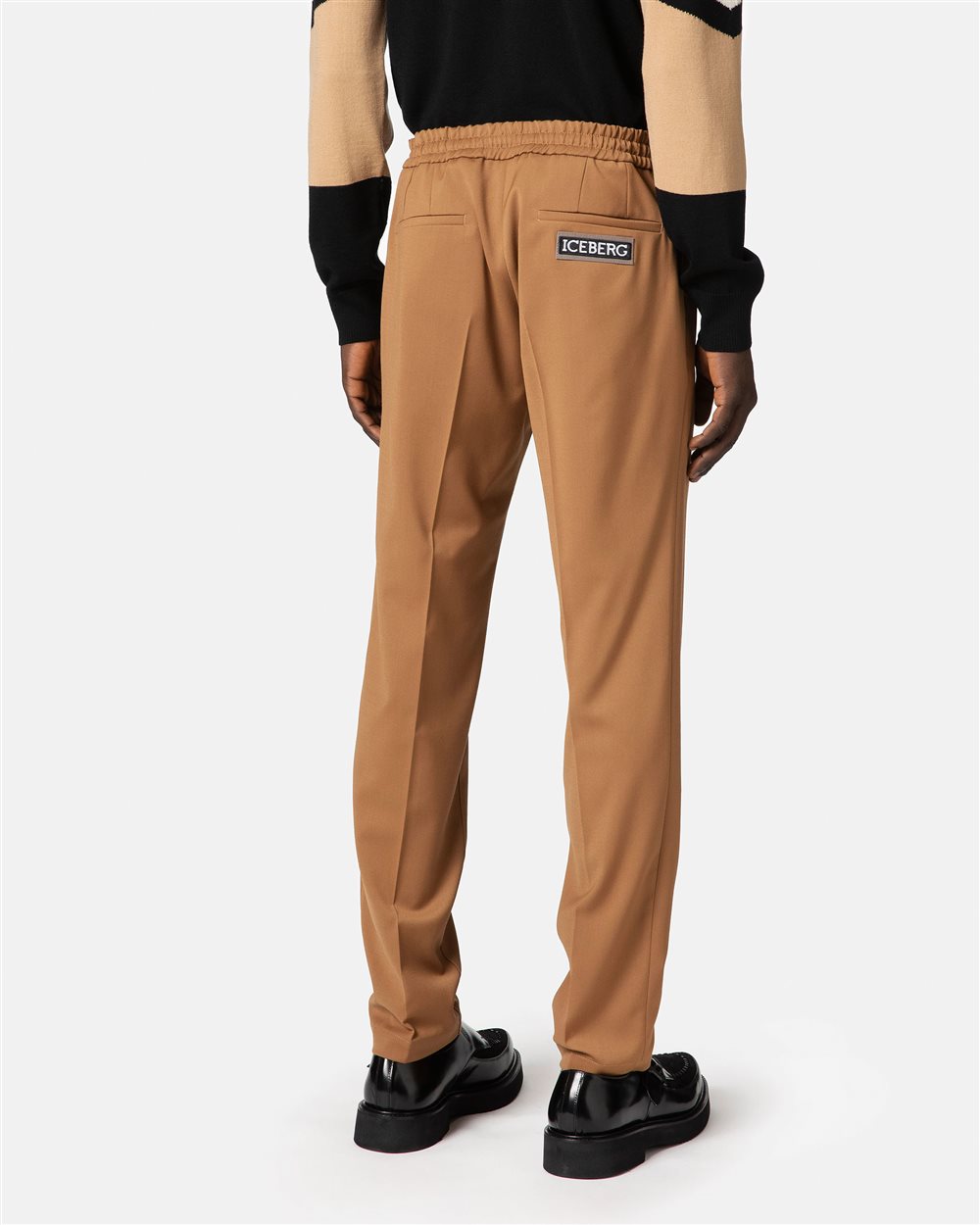 Classic trousers with logo - Iceberg - Official Website