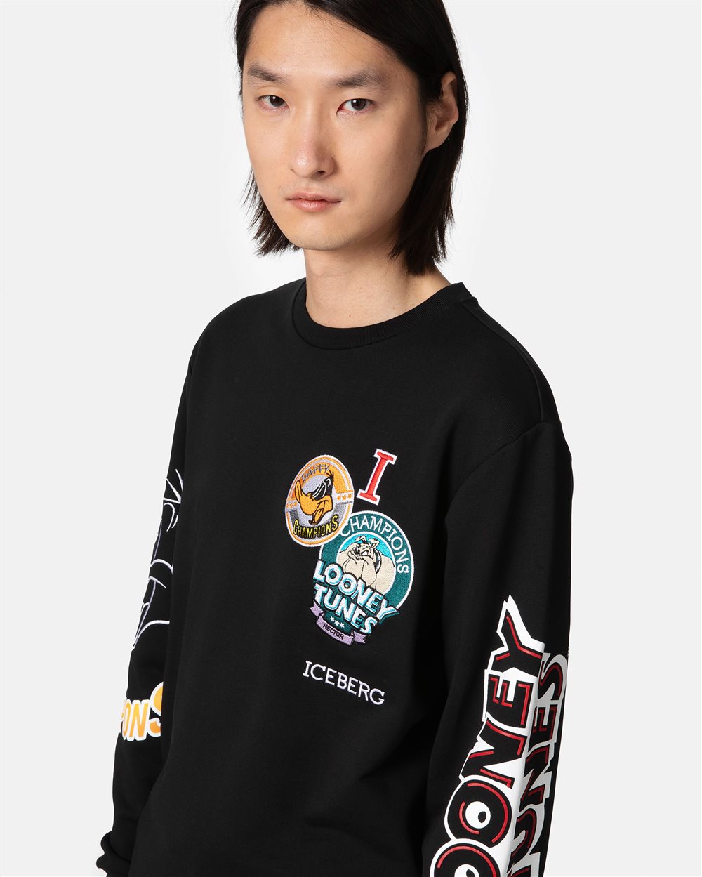 Sweatshirt with cartoon details - Iceberg - Official Website