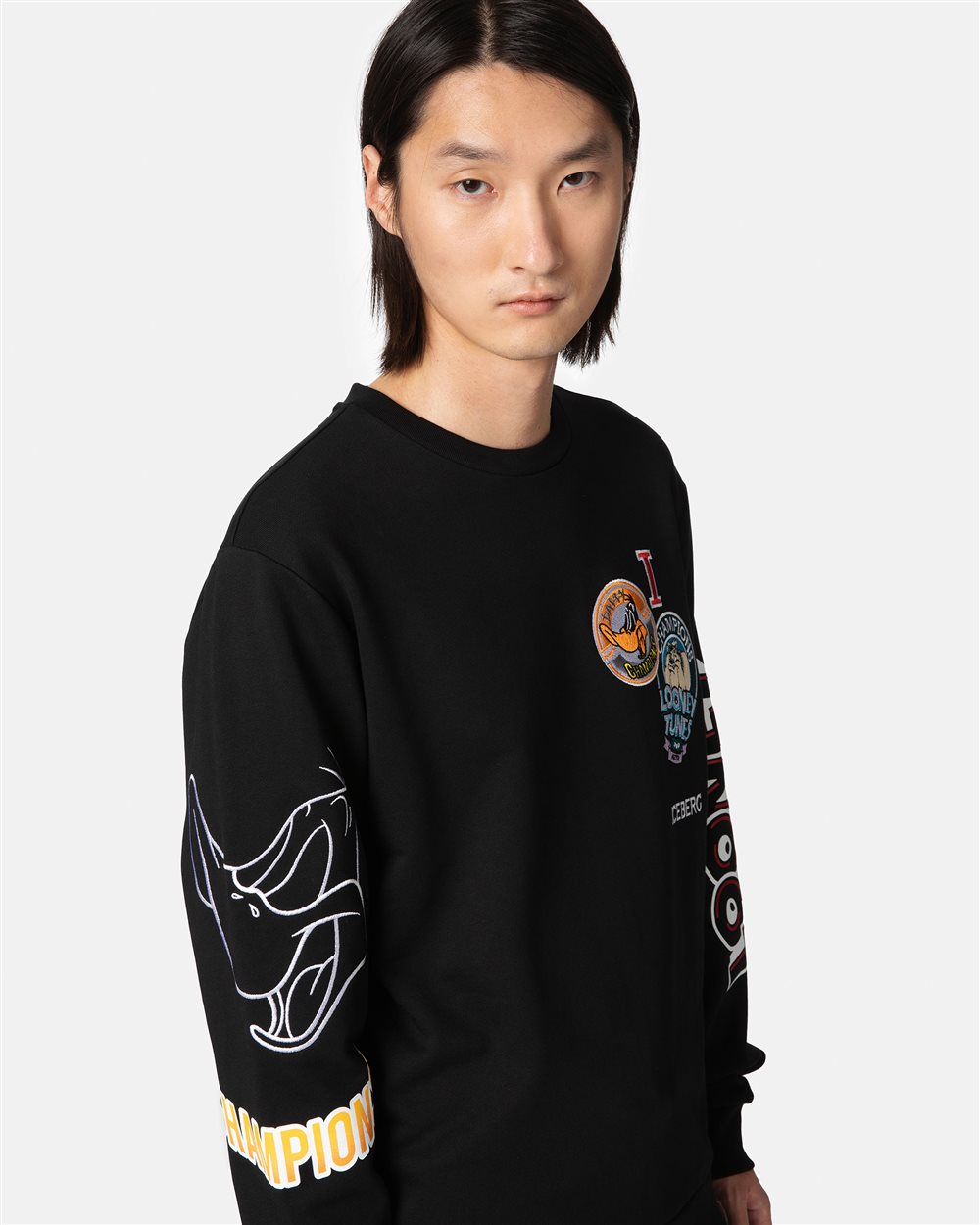 Sweatshirt with cartoon details - Iceberg - Official Website