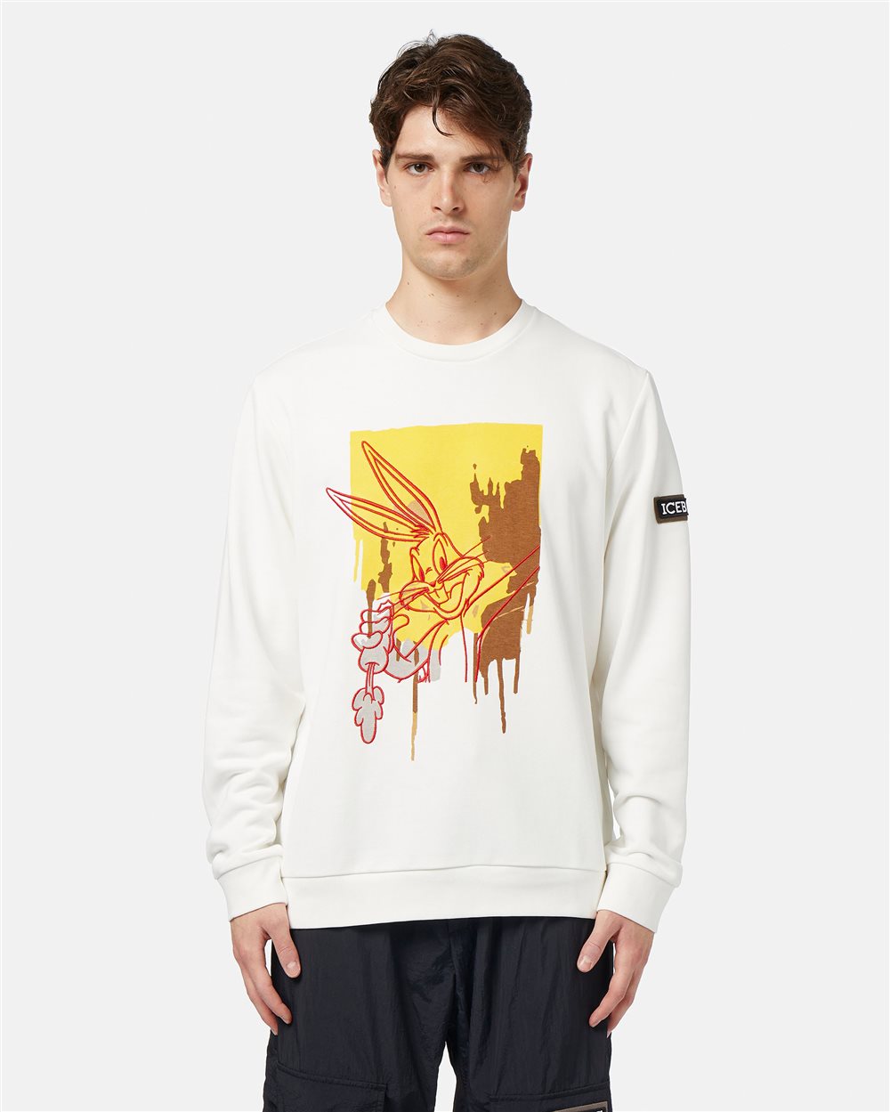 Sweatshirt with cartoon detail - Iceberg - Official Website