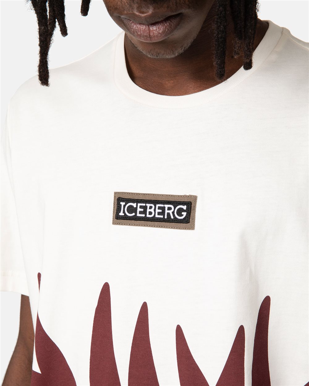 Maglietta con dettaglio cartoon - Iceberg - Official Website