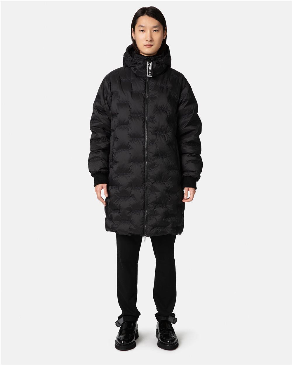 Padded jacket with hood - Iceberg - Official Website
