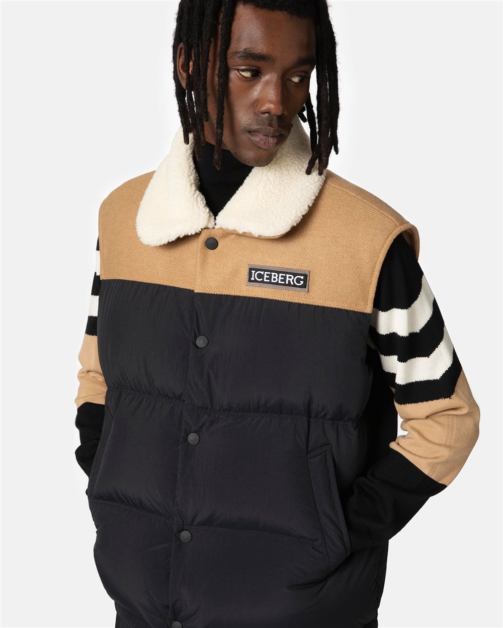Superdry downhill racer box quilt jacket on sale