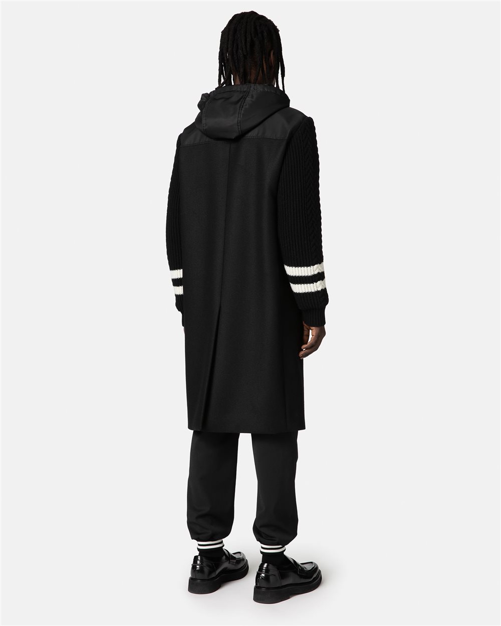 Single-breasted coat with logo - Iceberg - Official Website
