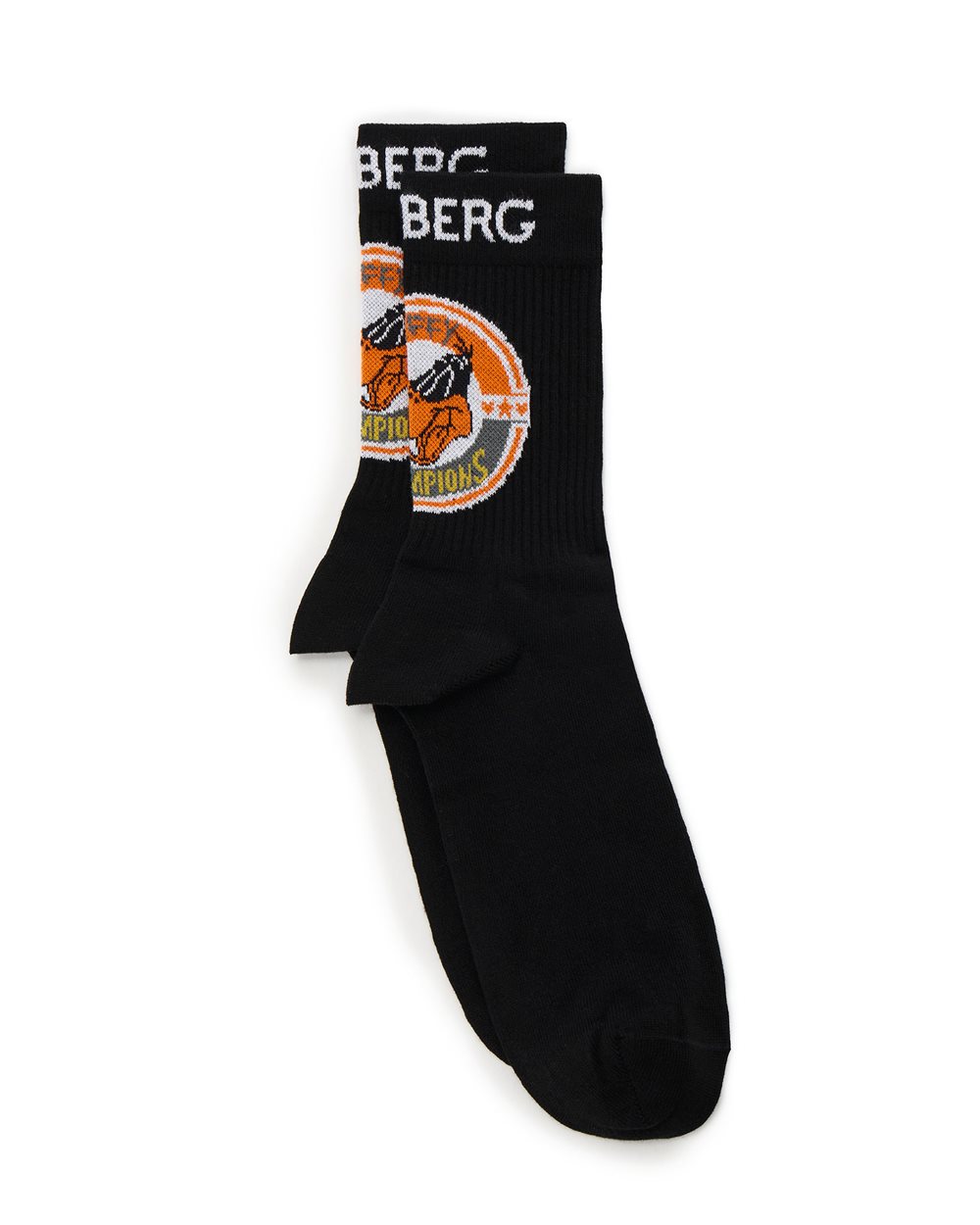 Cotton socks with cartoon detail and logo - Iceberg - Official Website