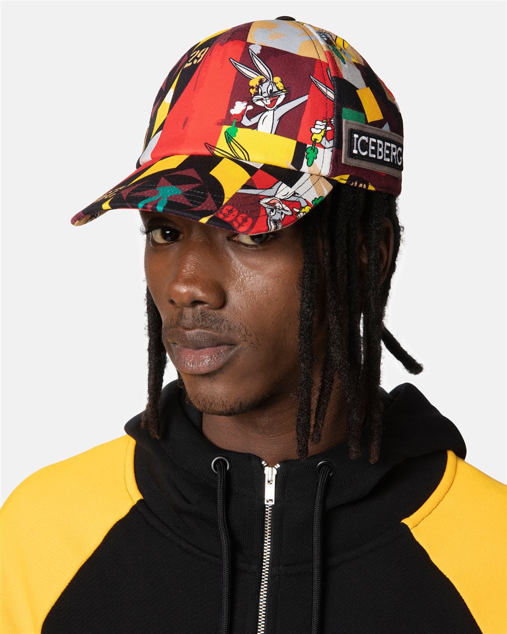 Baseball cap with cartoon graphics and logo - Iceberg - Official Website