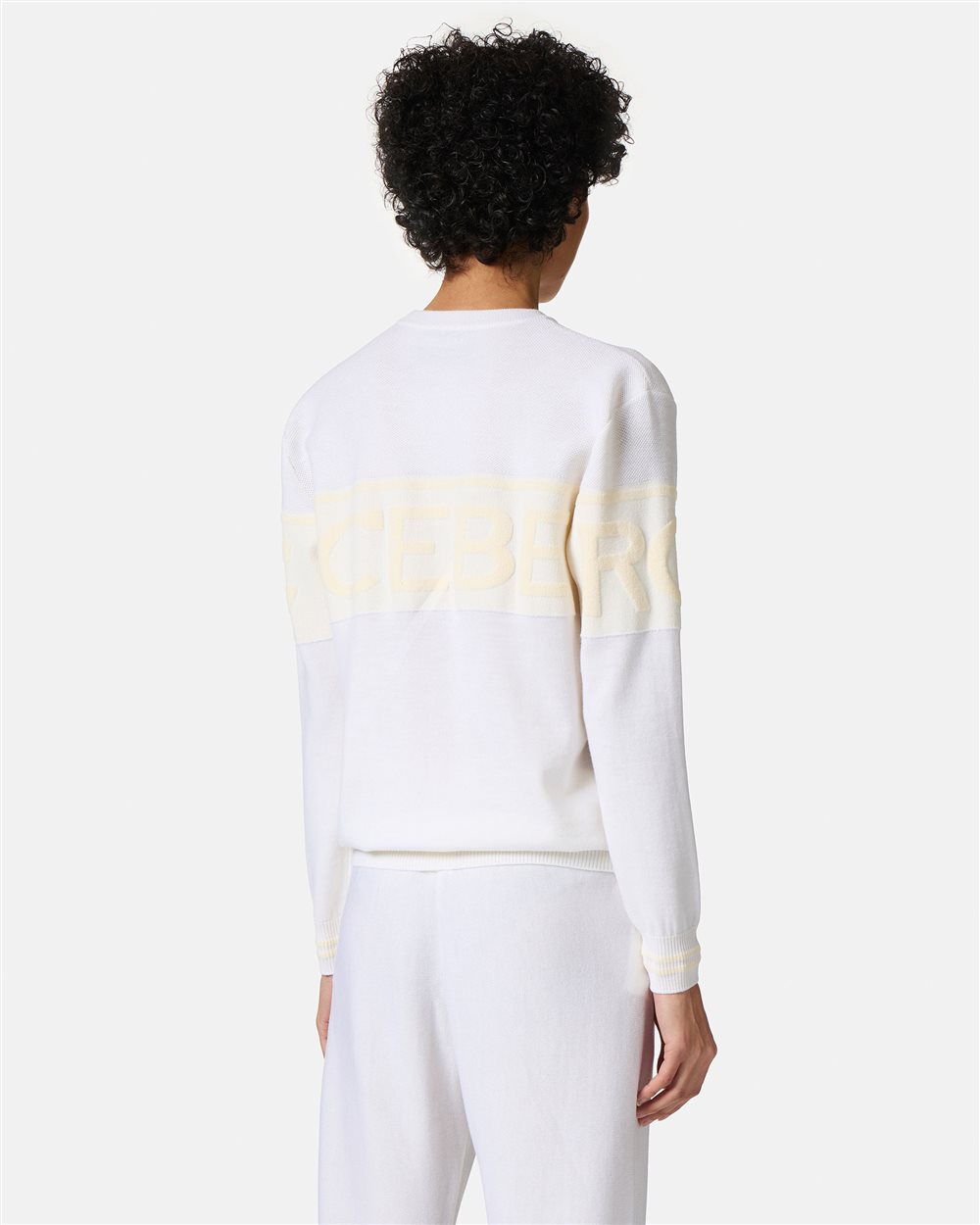Carry over sweater with logo - Iceberg - Official Website