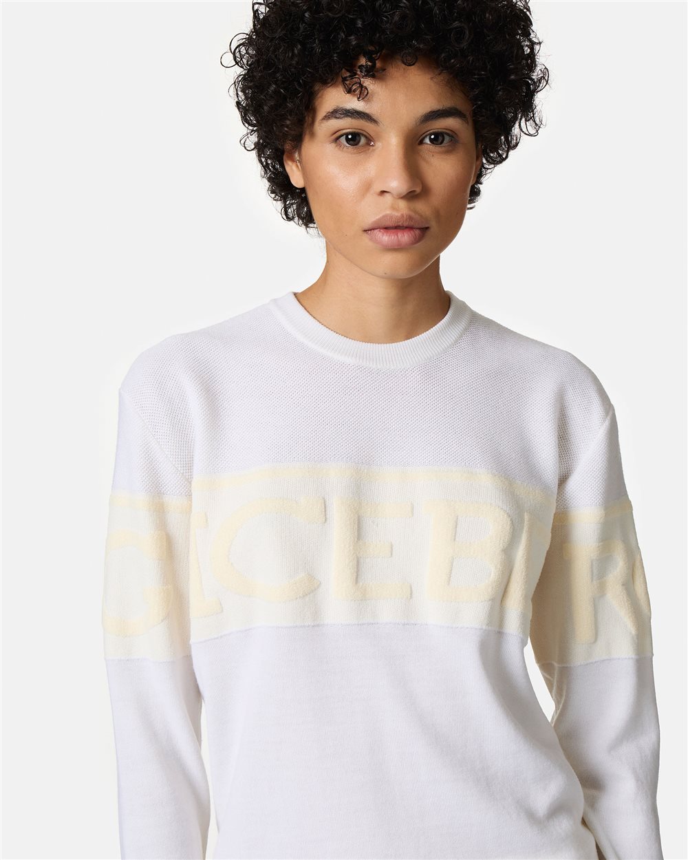 Carry over sweater with logo - Iceberg - Official Website