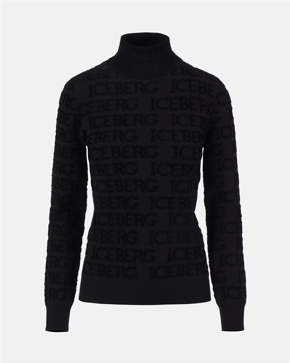 Turtleneck sweater with logo - Iceberg - Official Website