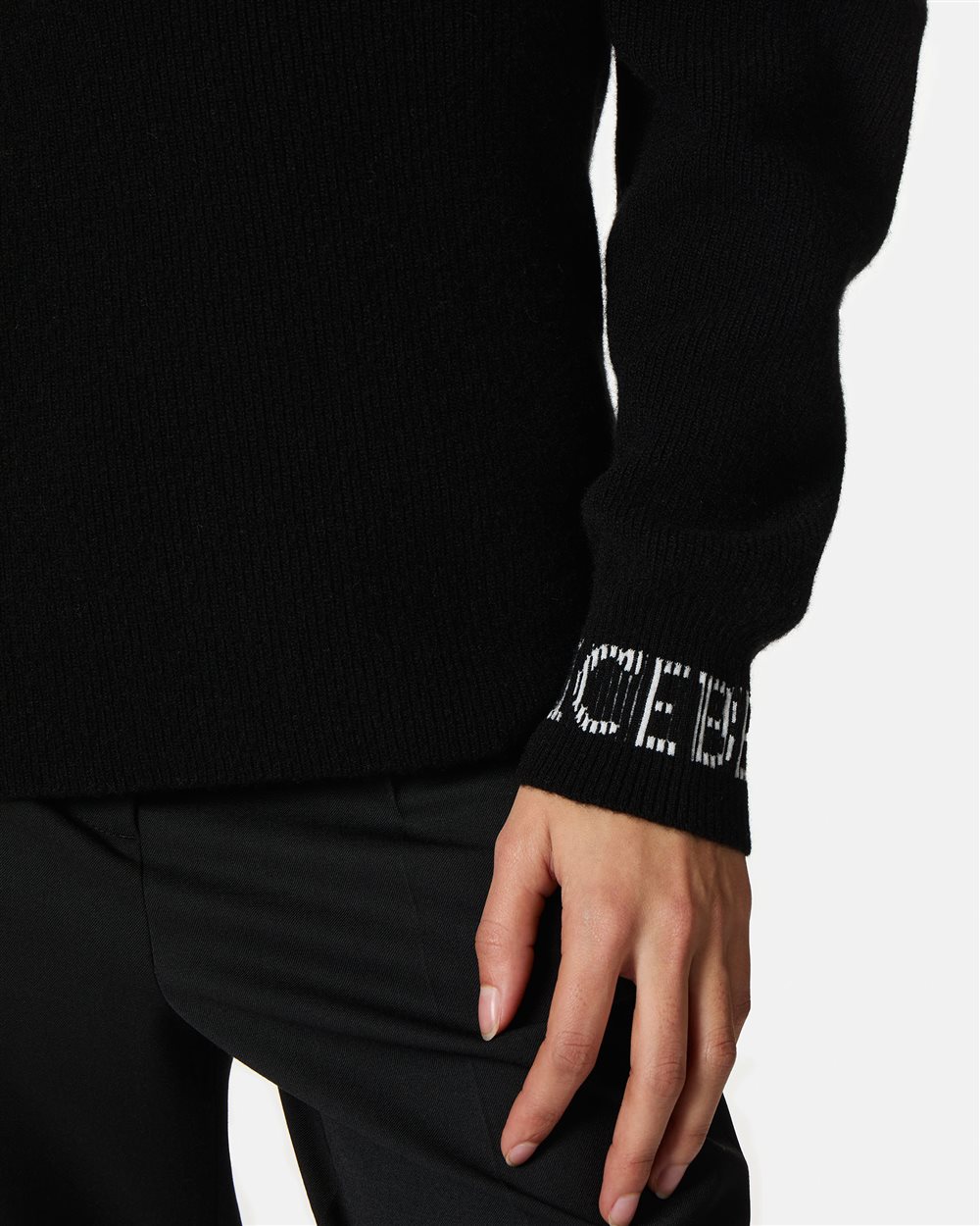Sweater with cut out details and logo - Iceberg - Official Website
