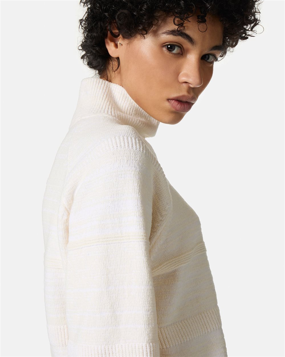 Polo neck sweater with logo - Iceberg - Official Website