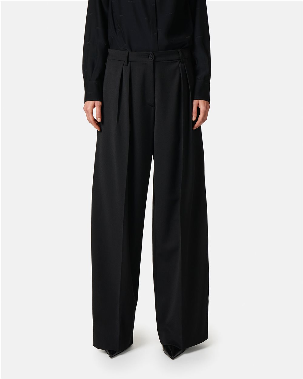 Tailored trousers with pleats - Iceberg - Official Website