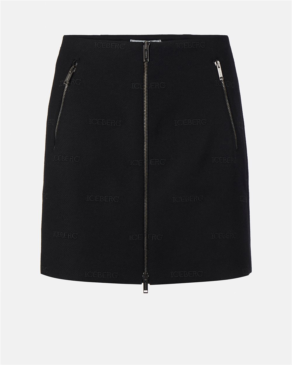 Miniskirt with allover logo - Iceberg - Official Website
